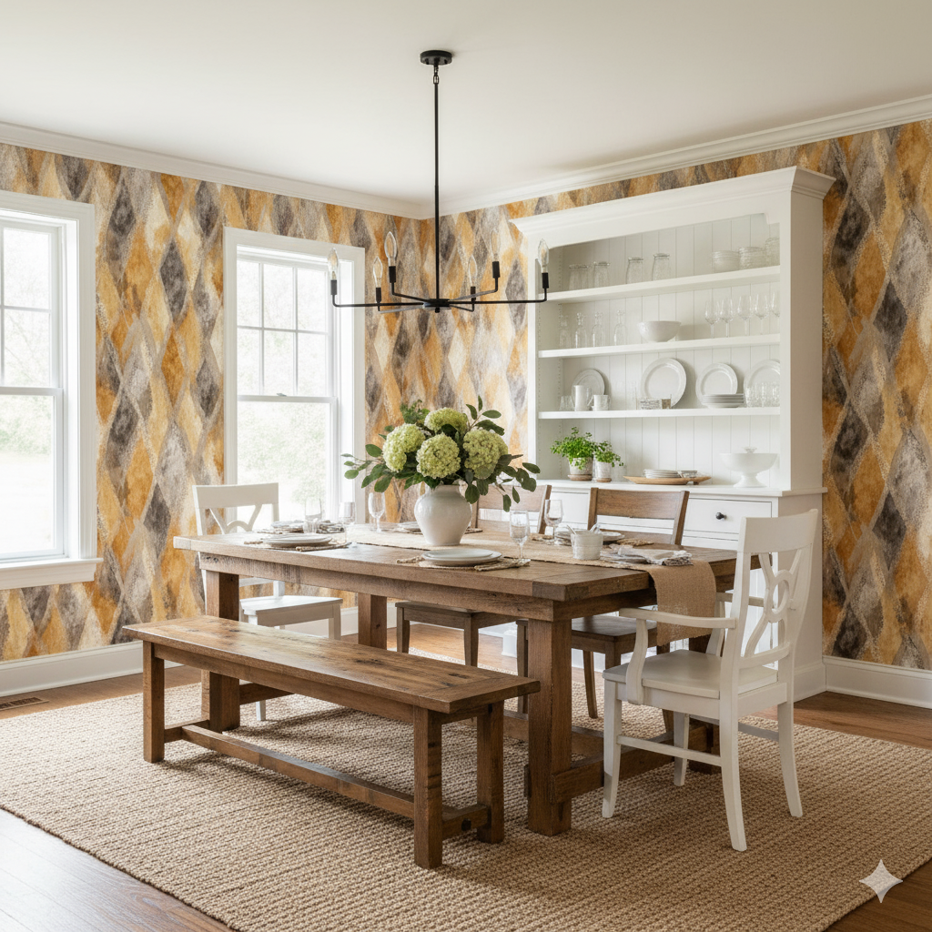 Rattler Diamond Wallpaper