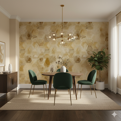 Golden Hive Wallpaper