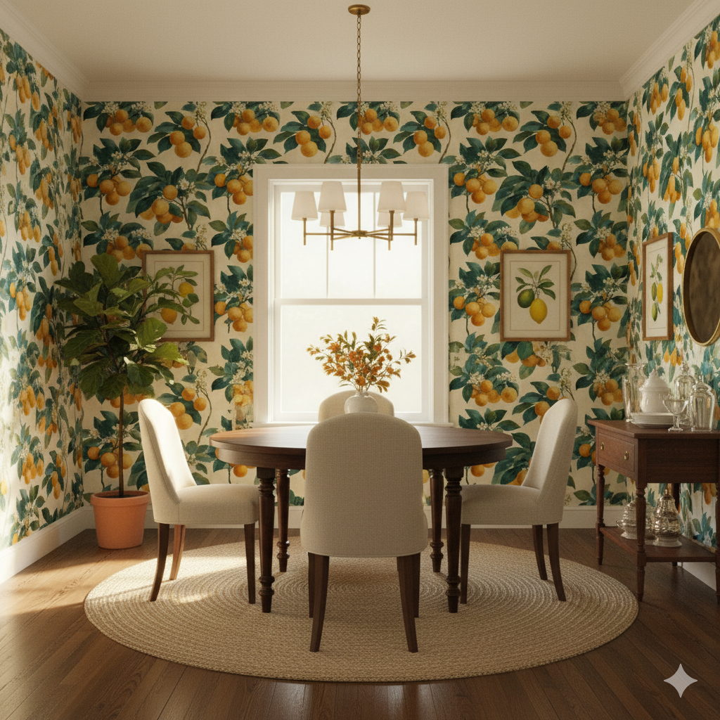 Amalfi Gold Wallpaper