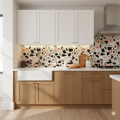 Red Rock Terrazzo Wallpaper