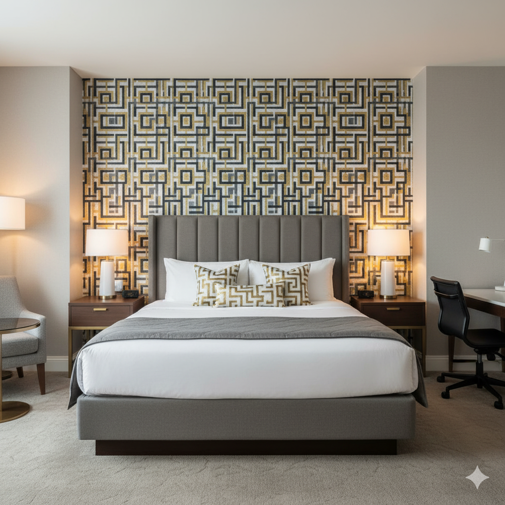 Aurum Maze Wallpaper