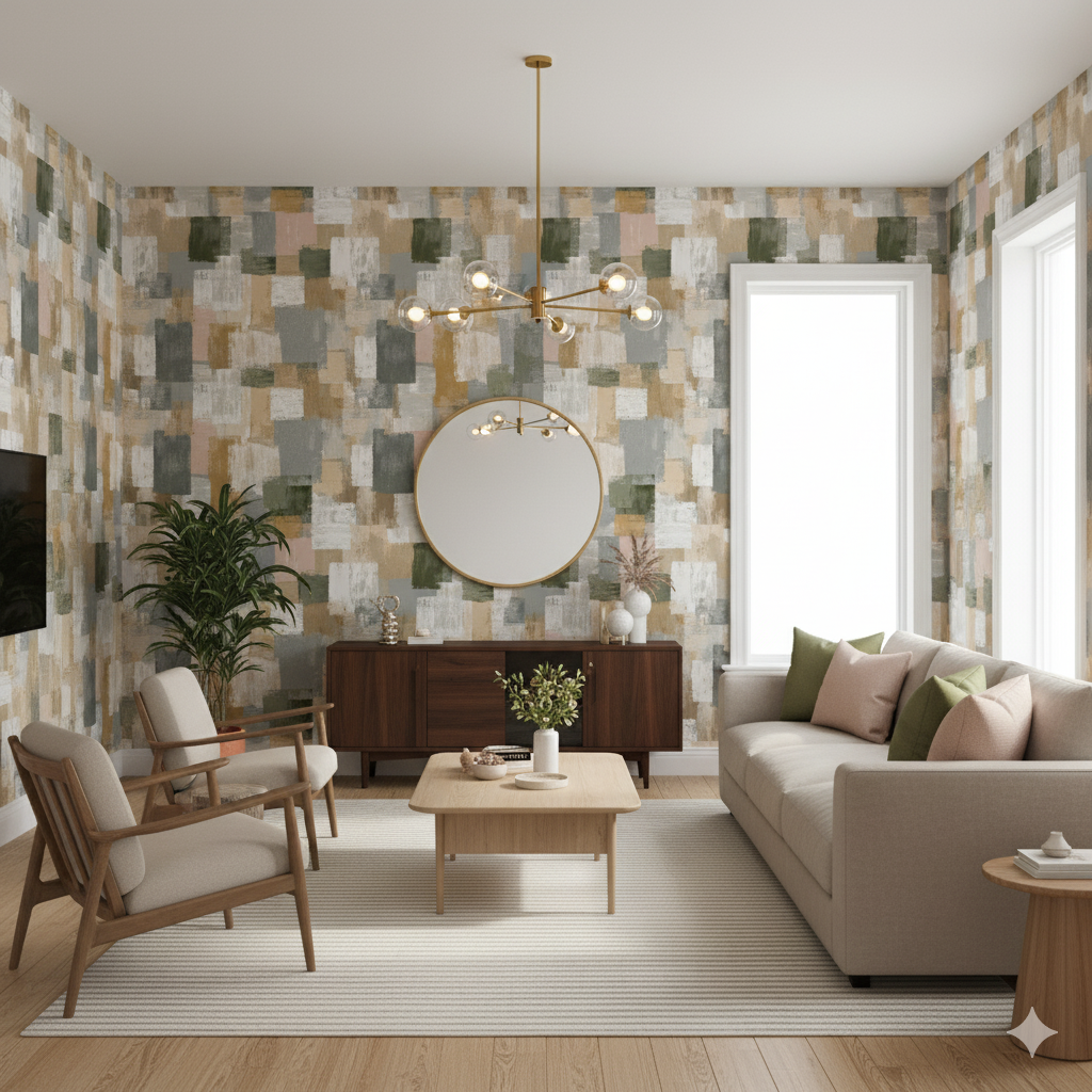 Prairie Grid Wallpaper