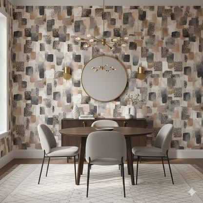 Cinder Mosaic Wallpaper