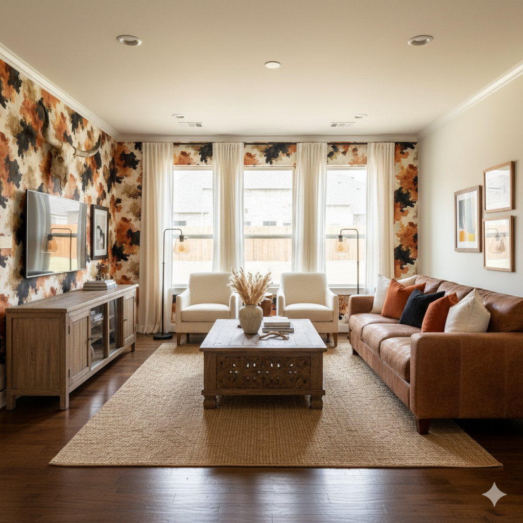 Painted Hide Wallpaper