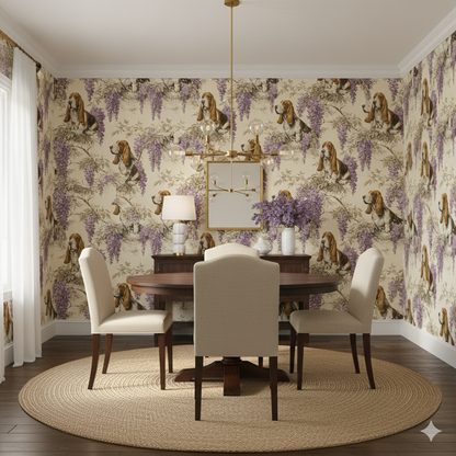 Lowcountry Wisteria Wallpaper