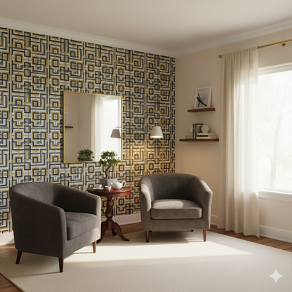 Aurum Maze Wallpaper