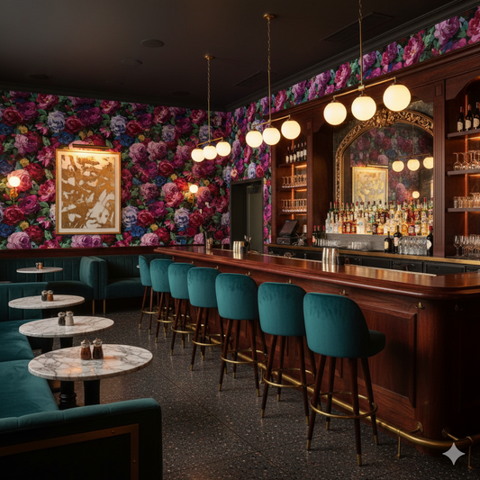 Rouge Peony Wallpaper