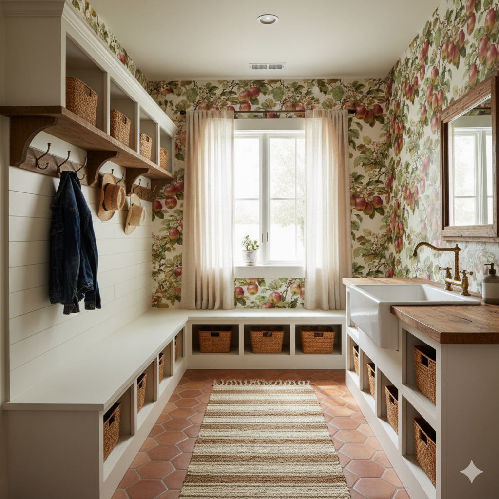 Orchard Lane Wallpaper