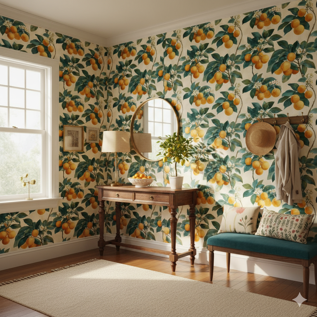 Amalfi Gold Wallpaper