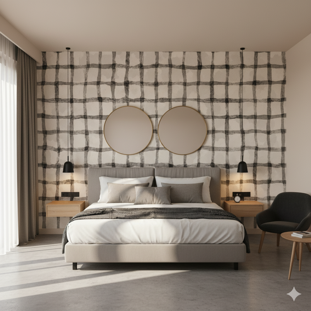 Quarry Grid Wallpaper