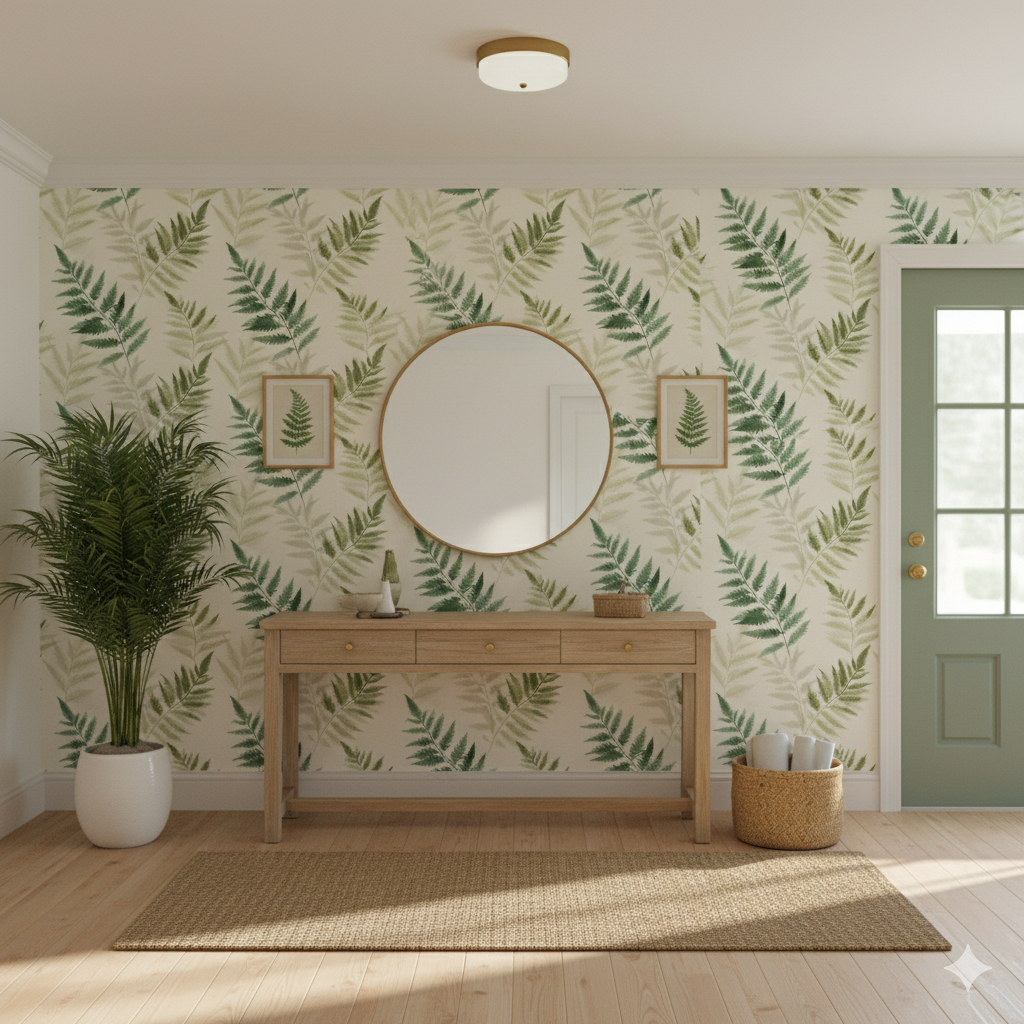 Verdant Fern Wallpaper