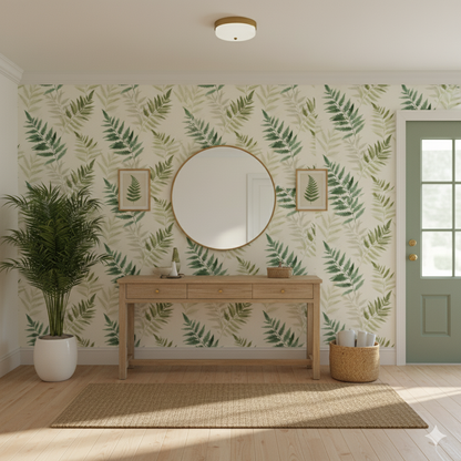Verdant Fern Wallpaper