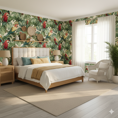 Scarlet Monstera Wallpaper