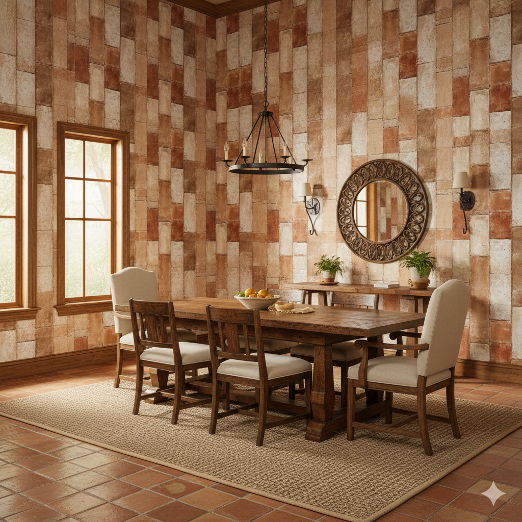 Siena Brick Wallpaper