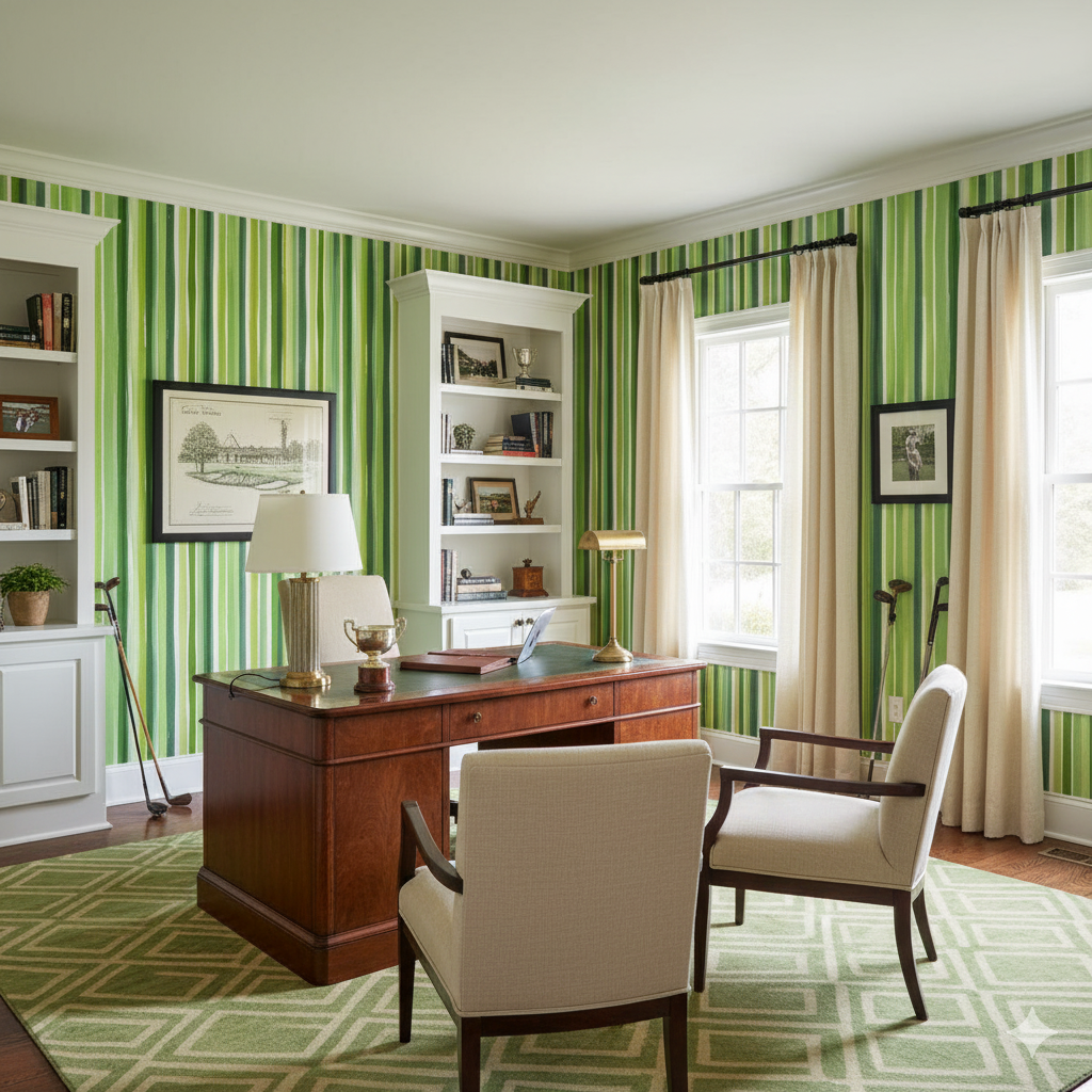 Verdant Lines Wallpaper