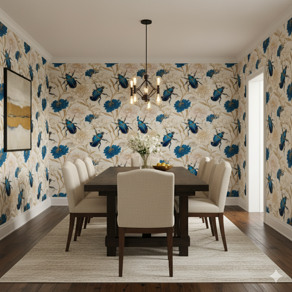 Cobalt Relic Wallpaper