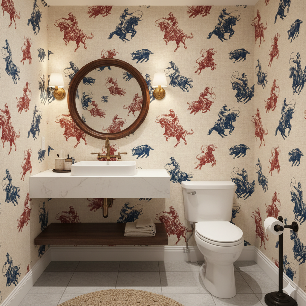 Rodeo Sketch Wallpaper