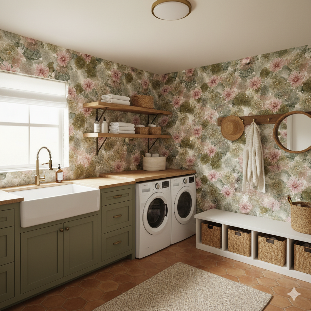 Desert Bloom Cactus Wallpaper