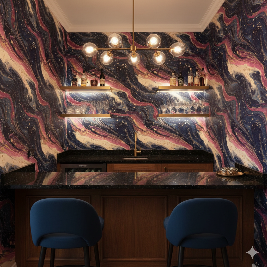 Celestine Veins Wallpaper