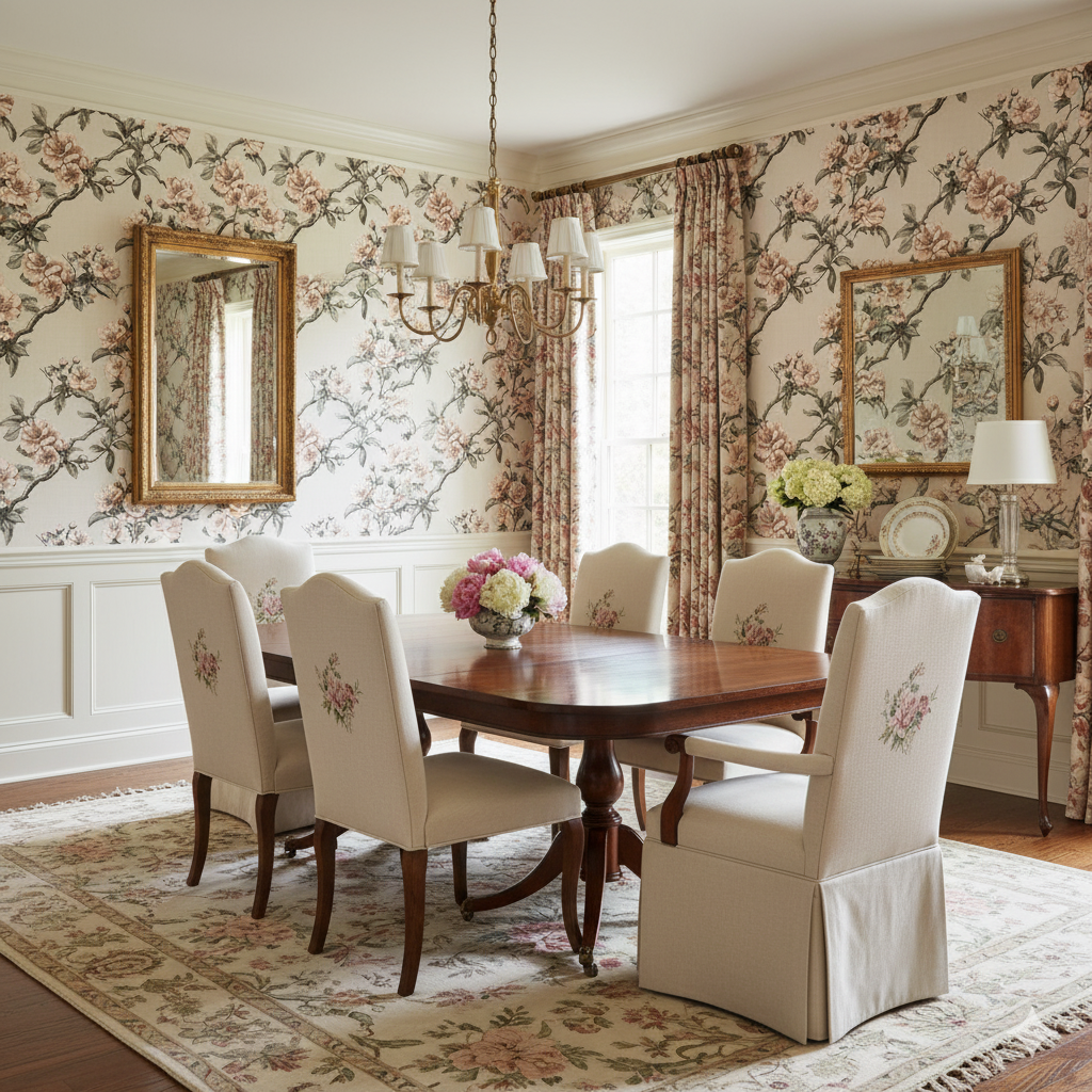 Ink Bloom Camellia Wallpaper