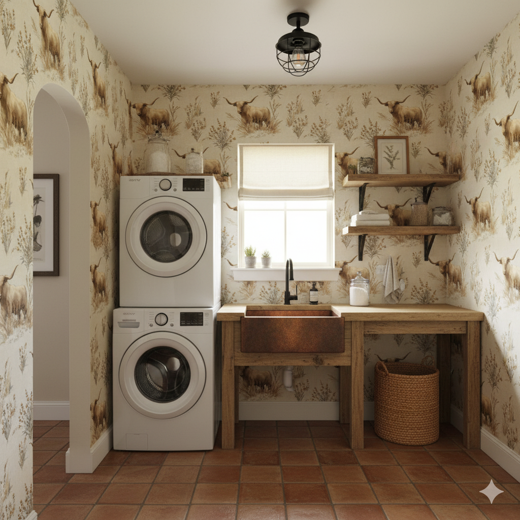 High Plains Longhorn Wallpaper