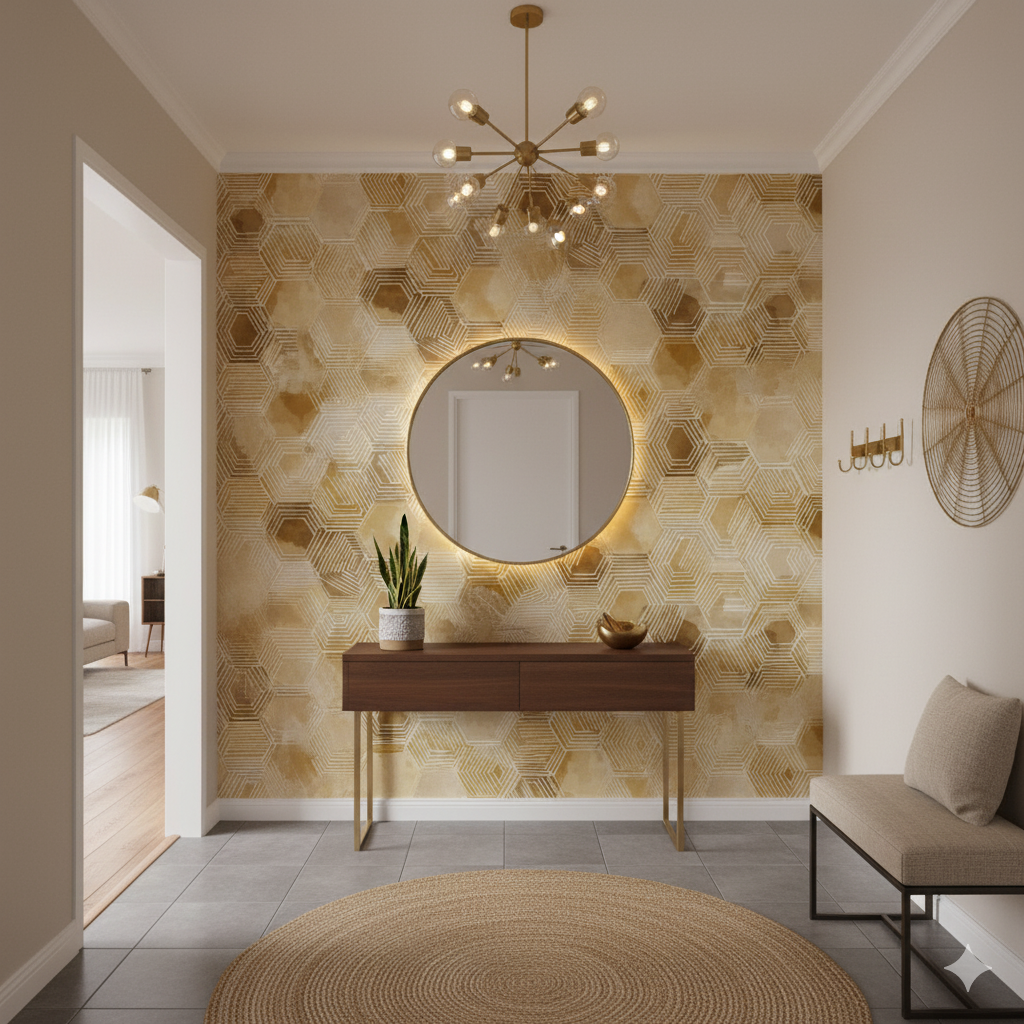 Golden Hive Wallpaper