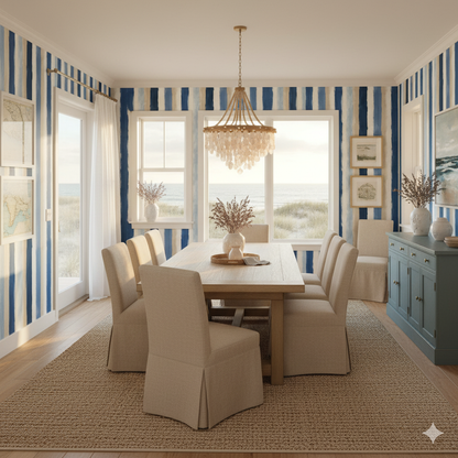 Coastal Strokes Wallpaper