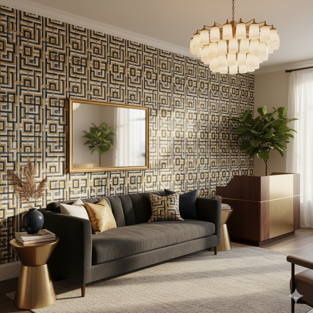 Aurum Maze Wallpaper