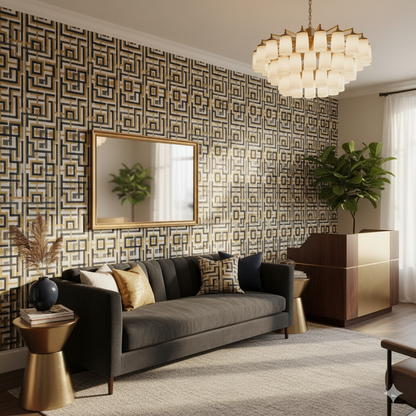 Aurum Maze Wallpaper