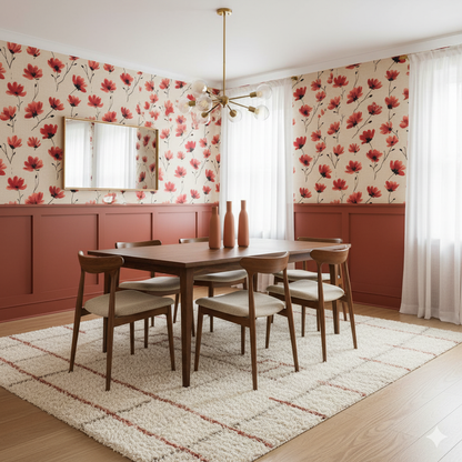 Carmine Bloom Wallpaper