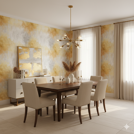 Auric Veil Wallpaper