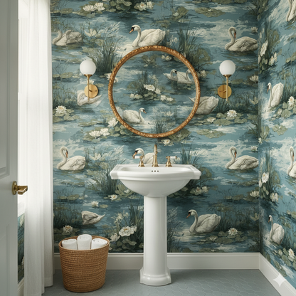 Silverwater Swan Wallpaper