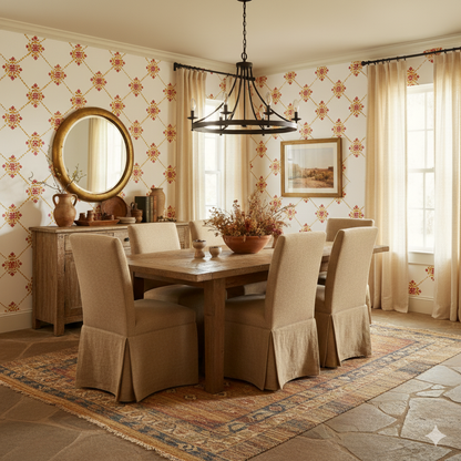 Santa Fe Lattice Wallpaper