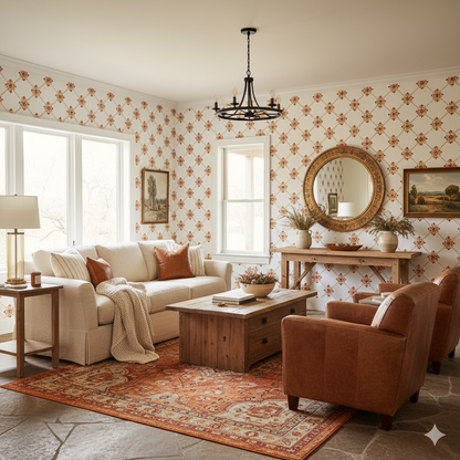 Santa Fe Lattice Wallpaper