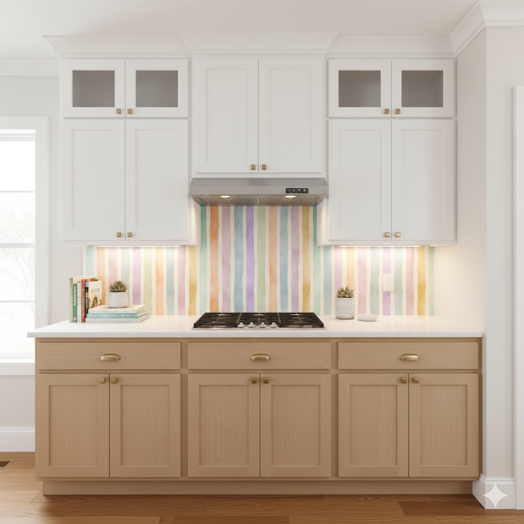 Pastel Promenade Wallpaper