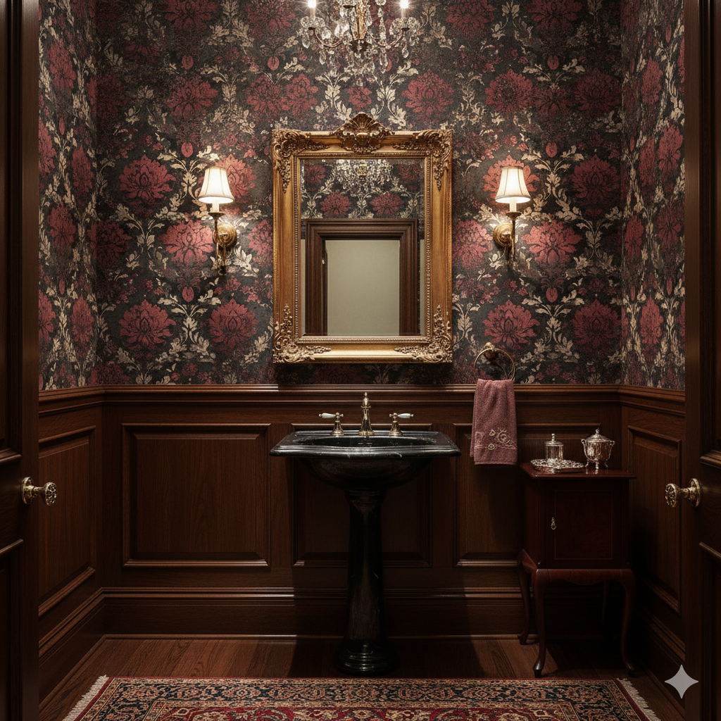 Red Monastery Wallpaper