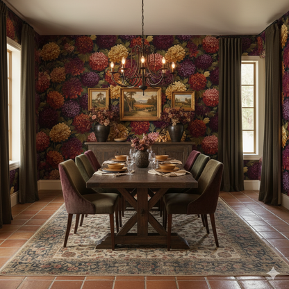 Imperial Bloom Wallpaper