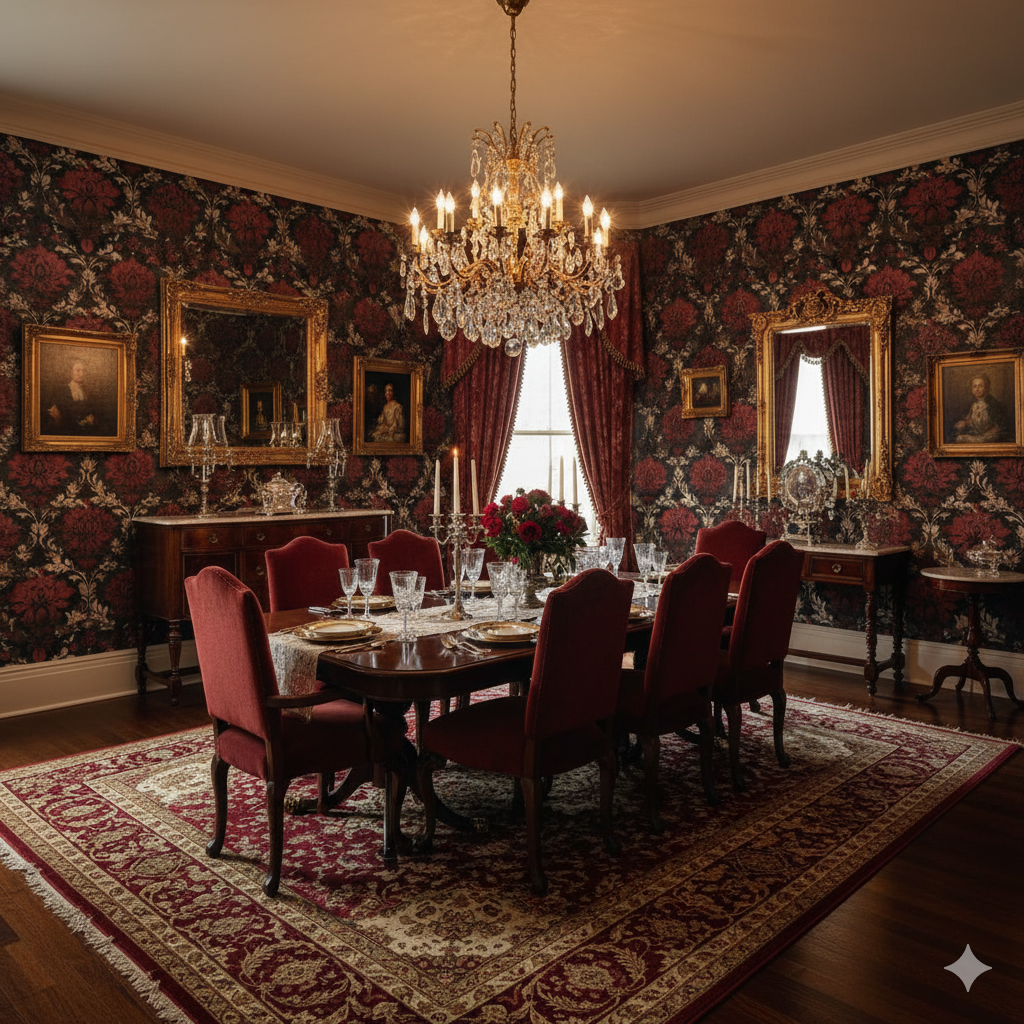 Red Monastery Wallpaper