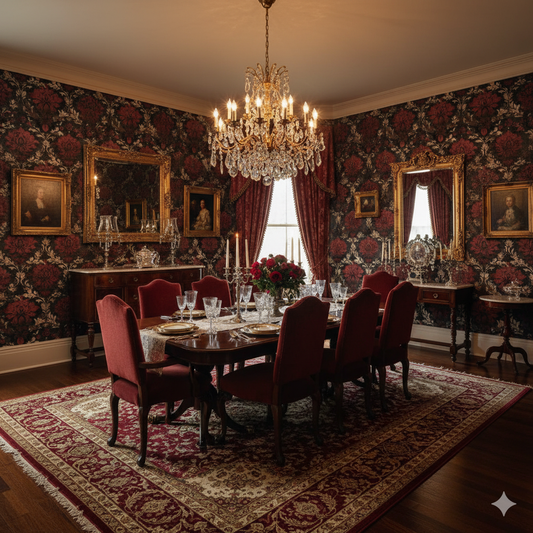 Red Monastery Wallpaper