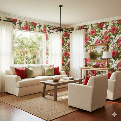 Crimson Hibiscus Wallpaper