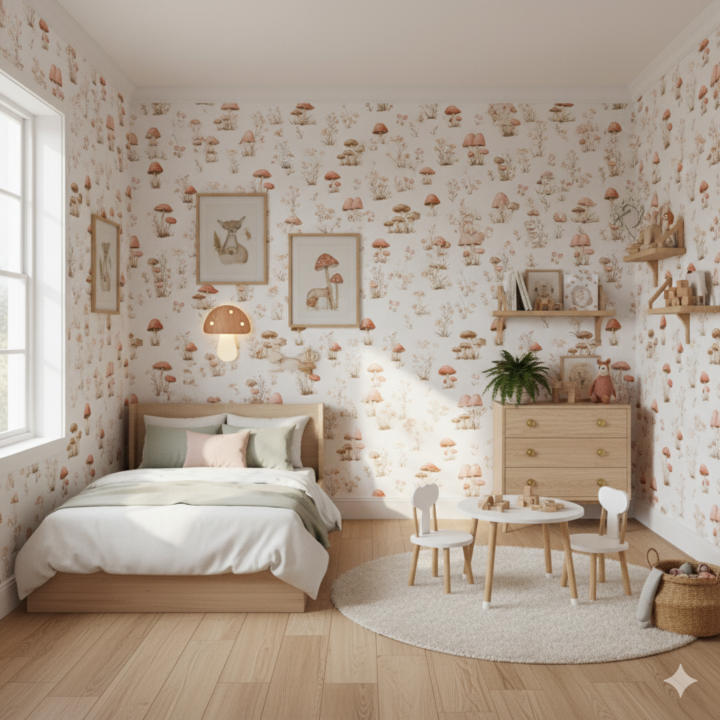 Woodland Forager Wallpaper