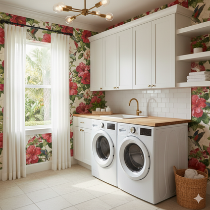 Crimson Hibiscus Wallpaper