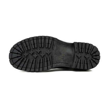Genuine Crocodile Leather Men's Derby Brogues Black