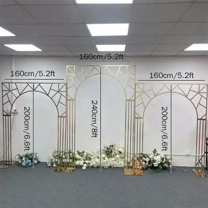 Geometric Arch Wedding Backdrop Decor Stand