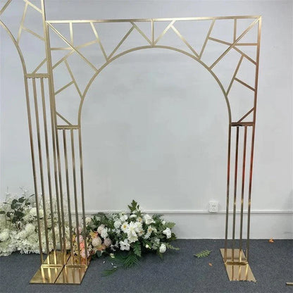 Geometric Arch Wedding Backdrop Decor Stand