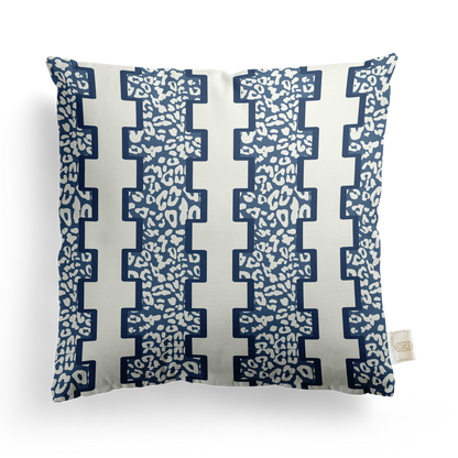Geometric Leopard Pillow Cover | Featuring Fiesta Colorway