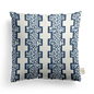 Geometric Leopard Pillow Cover | Featuring Navy Haven Colorway