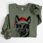 German Shepherd, Santa, Dog, Christmas, Dog Lover, Pet Sweatshirt