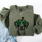 German Shorthaired, Adorable Dog, St Patrick's Day, Lucky, Irish Sweatshirt