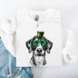German Shorthaired, Adorable Dog, St Patrick's Day, Lucky, Irish Sweatshirt